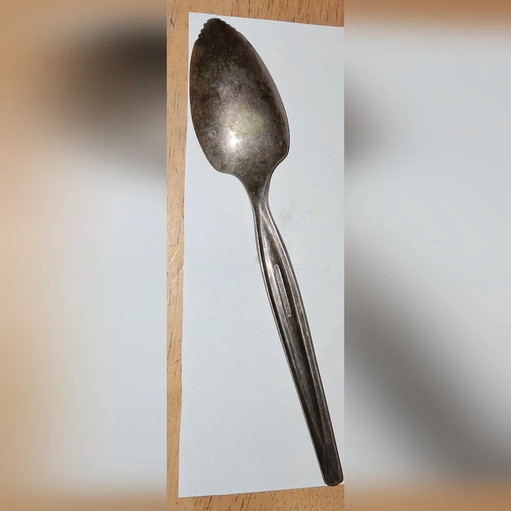 WM ROGERS MFG. CO. serated tip Spoon